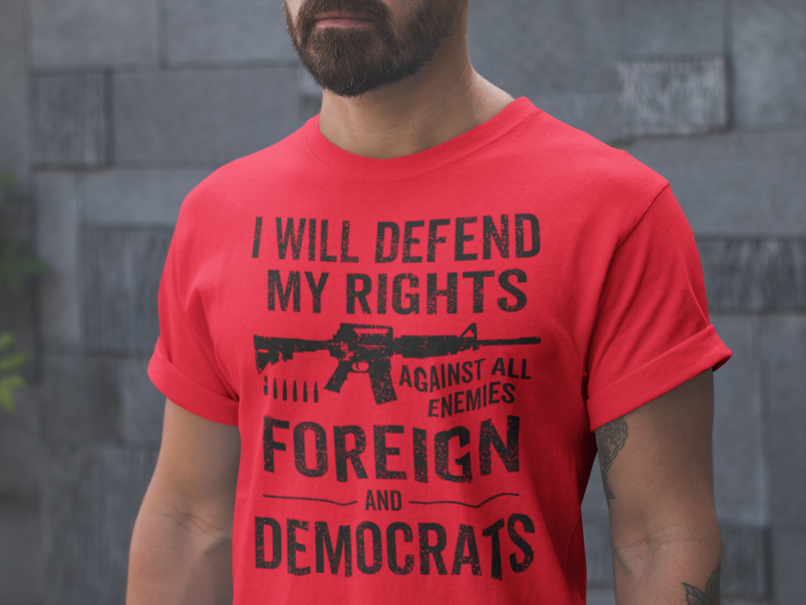 Mens Pro Gun 2nd Amendment USA Political T-Shirt Patriotic Shirts for Men gallery