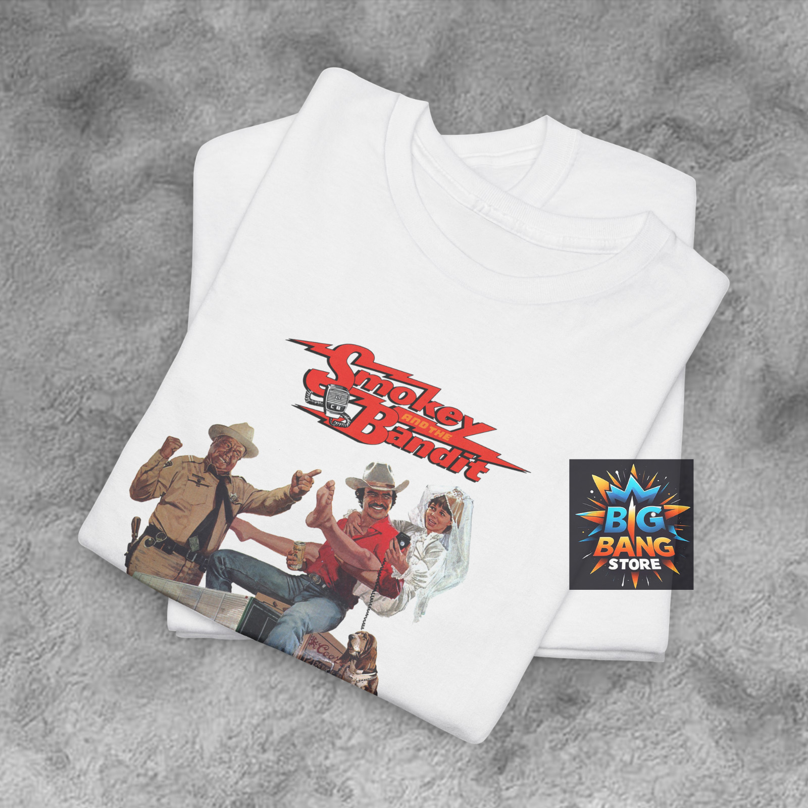 Smokey And The Bandit T Shirt Comedy Film Movie Poster Retro Cool , Unisex shirt gallery