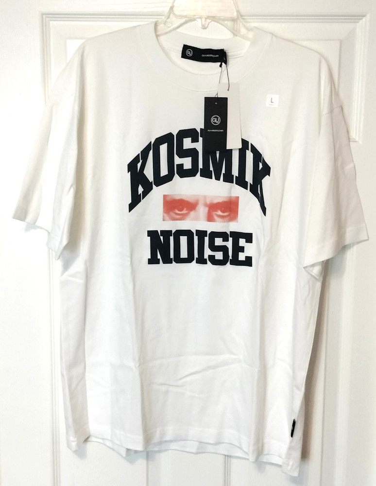 NWT Undercover x GU Jun Takahashi Kosmik/Noise White T-Shirt Size L