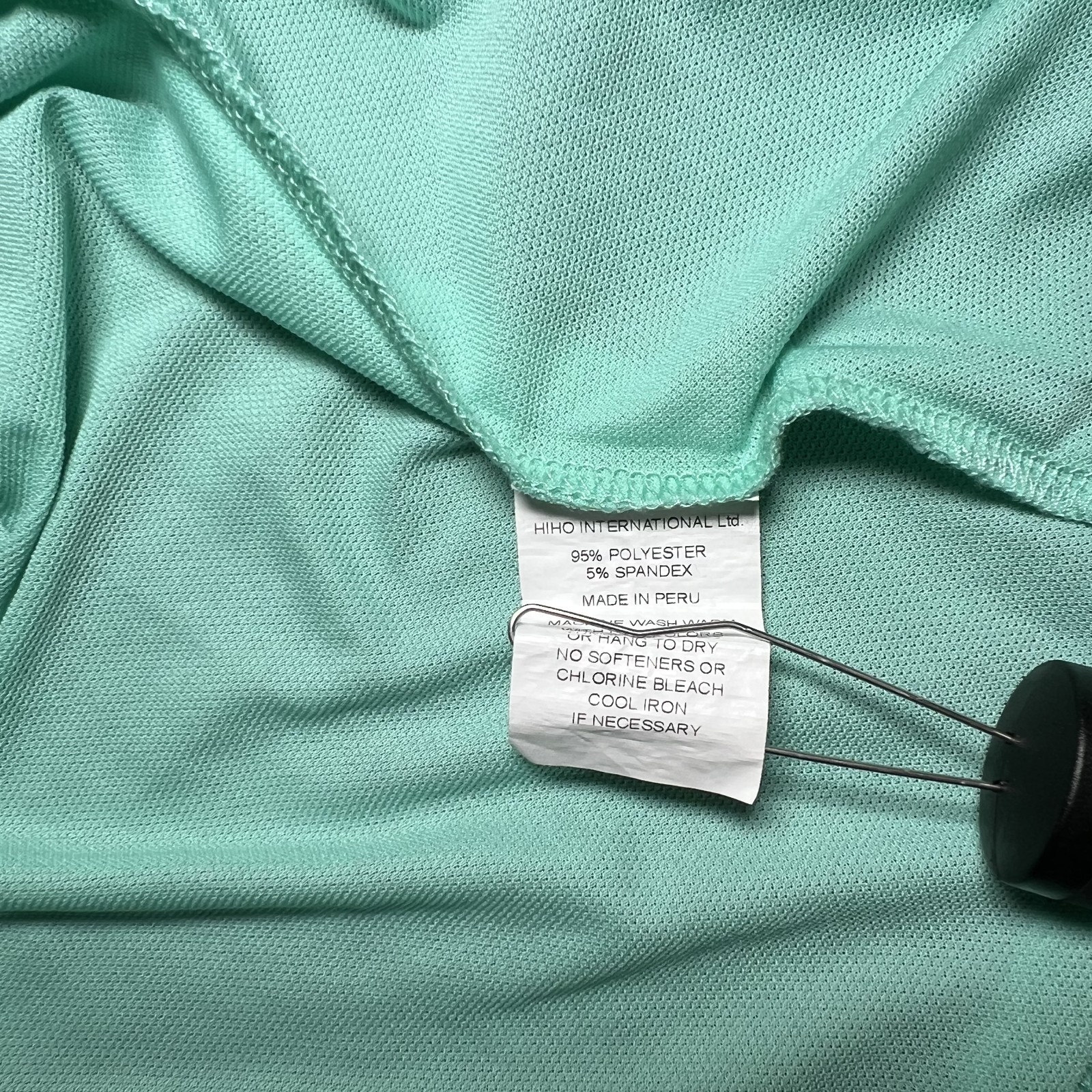 HIHO Performance Long Sleeve Shirt S Teal St.John US VII Graphic Made in Peru gallery