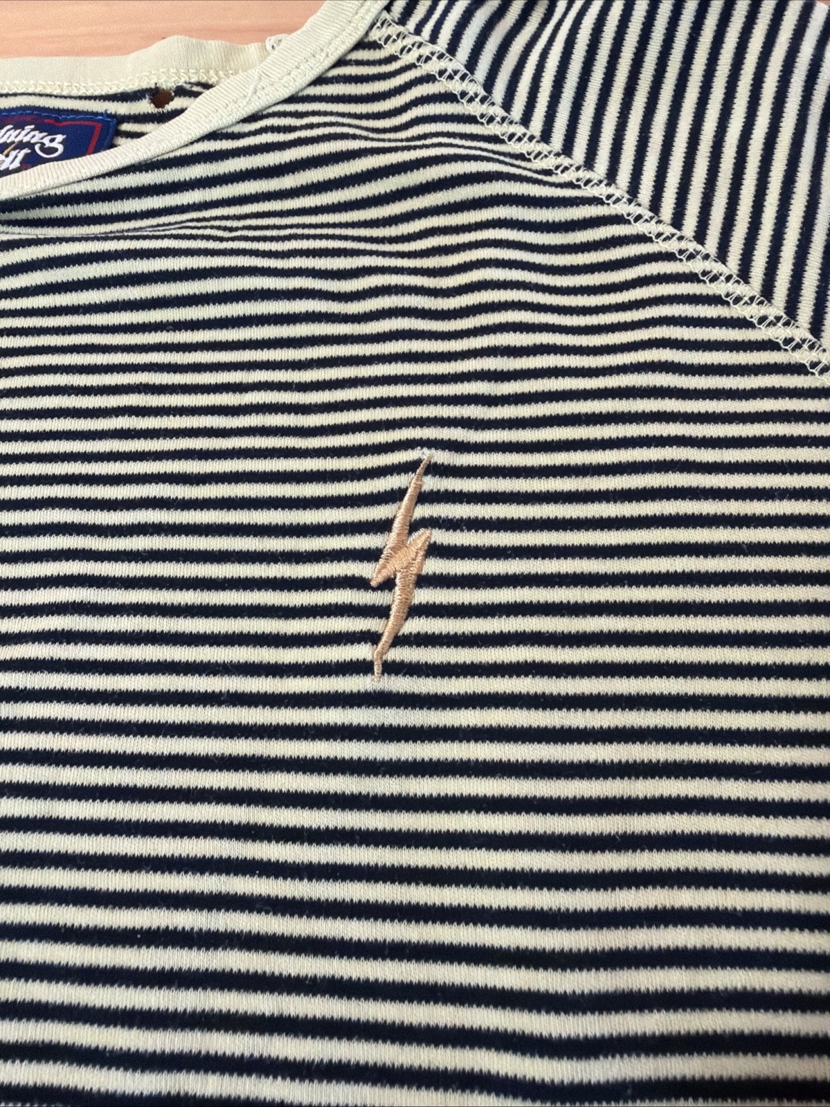 Lightning Bolt Surfboards Shirt Mens XL Grail Find Modern Classic Surfer Stripes gallery