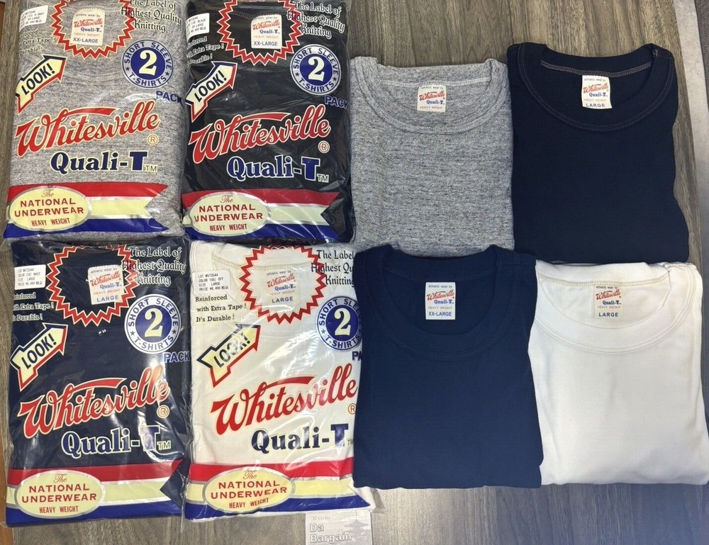 Bulk purchases great value‼【2-PACK】S-2XL WHITESVILLE T-SHIRT WV73544 Toyo acs