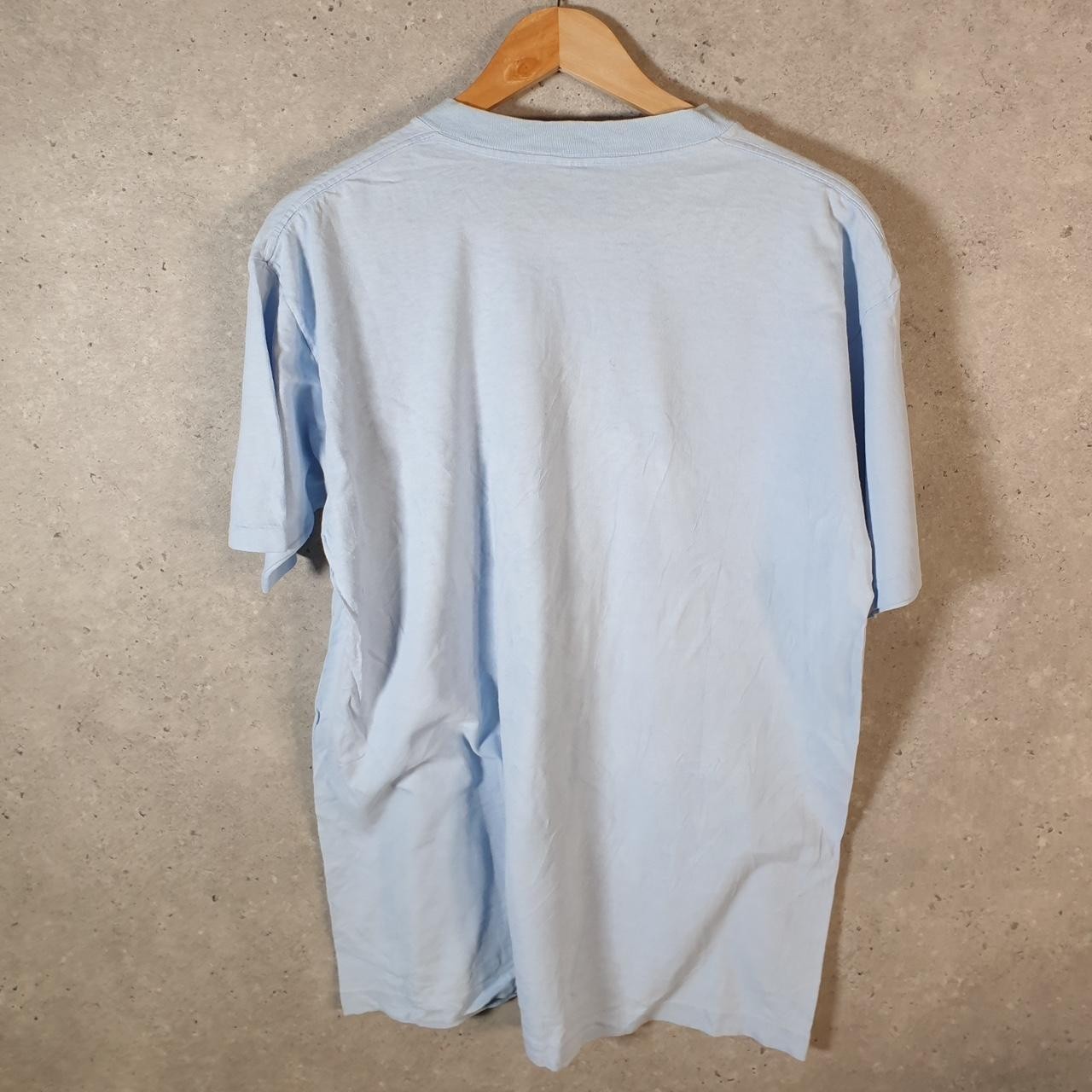 Vintage On White Laguna Beach USA 90s Single Stitch T-Shirt Men’s Large Blue gallery