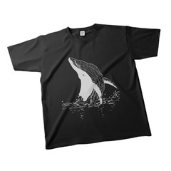 Whale Ink Drawing T-Shirt