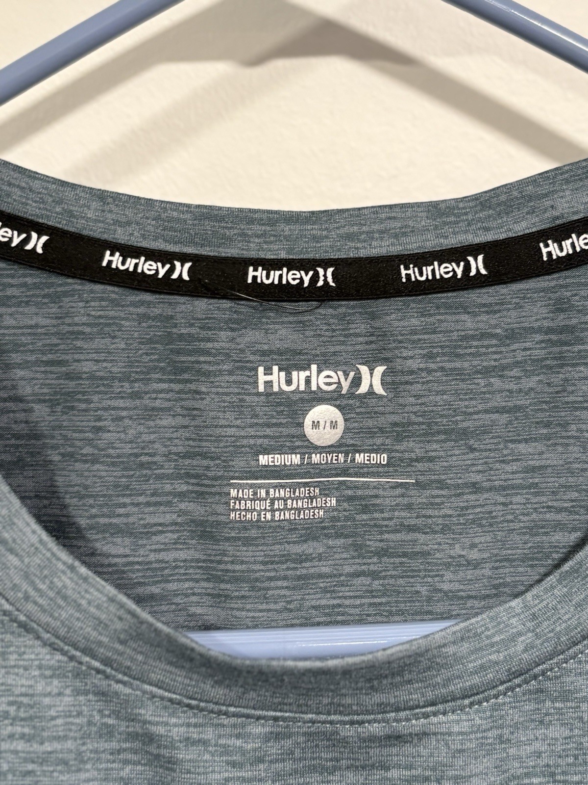 HURLEY EXIST Slash Logo Graphic T-Shirt - Short Sleeve Size medium gallery