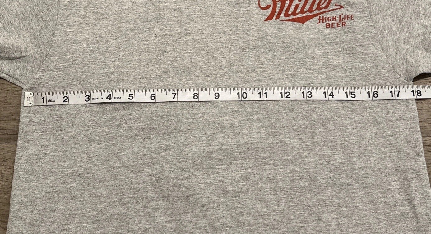 Miller Highlife Beer T-Shirt Mens Small x Tee Luv Graphic Print Retro Logo gallery