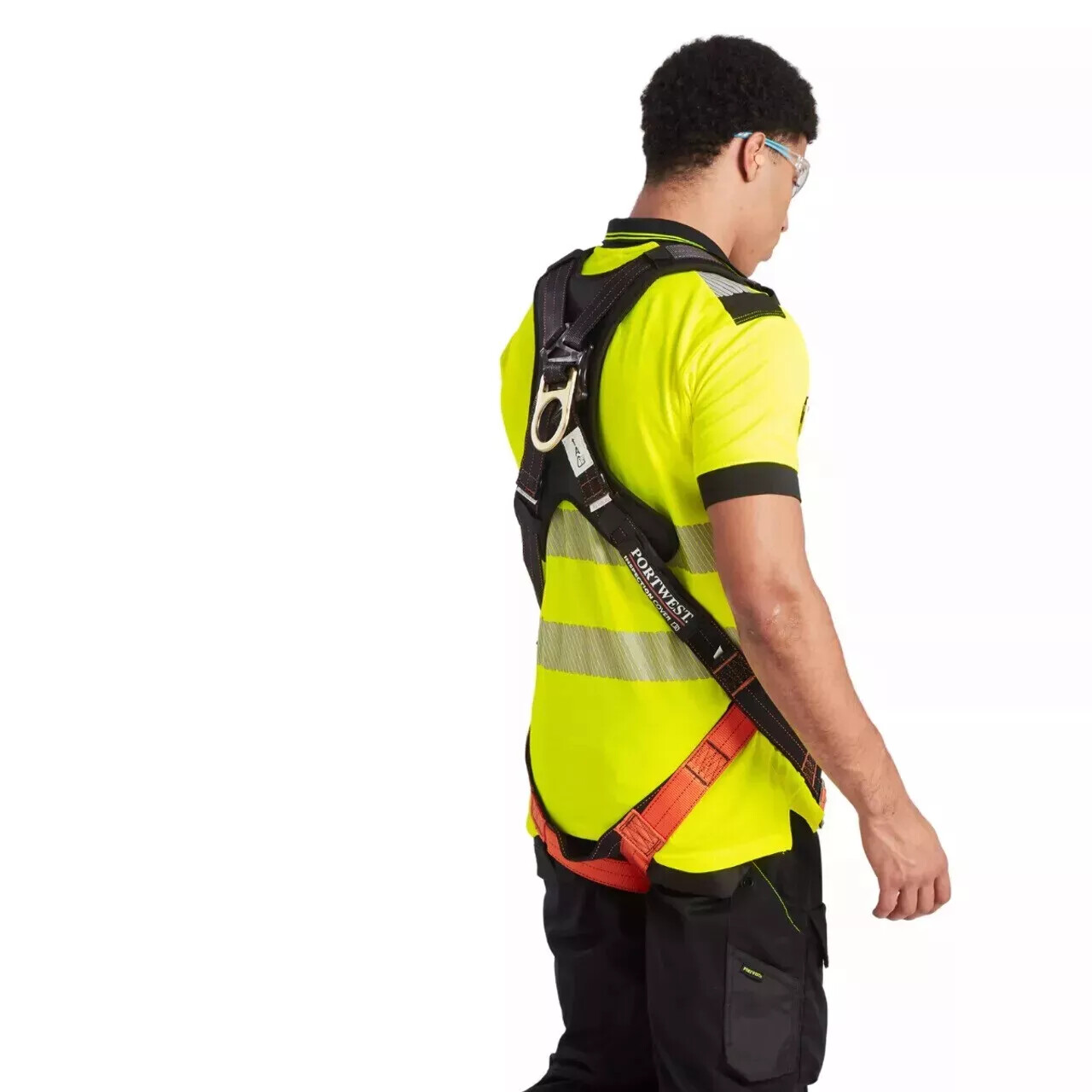 Men's Hi Vis Visibility Polo Shirt Short Sleeve Moisture Wicking Safety Work Top gallery