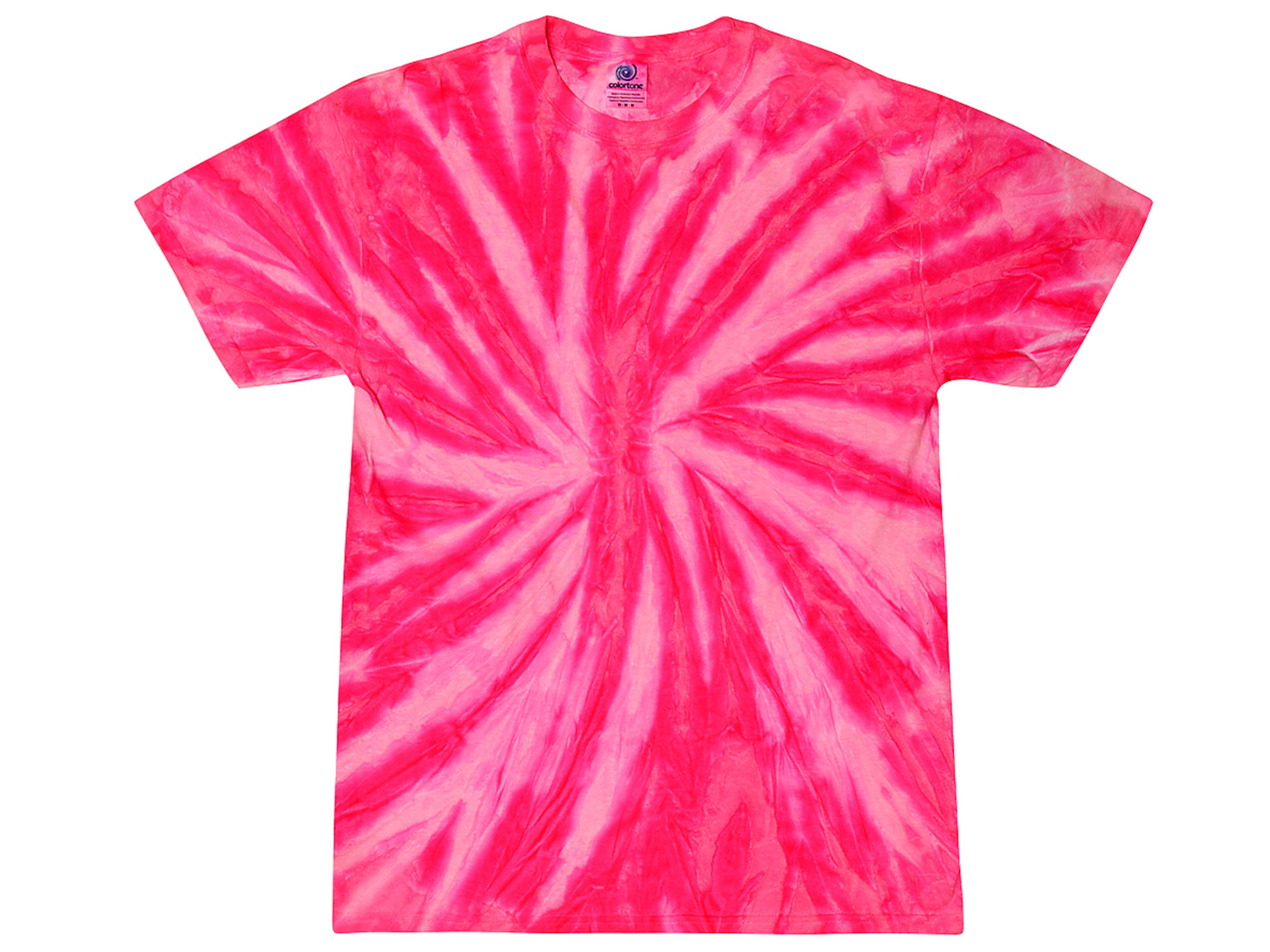 Vibrant Multicolor Tie Dye T-Shirts Adult & Kids 100% Cotton Colortone gallery
