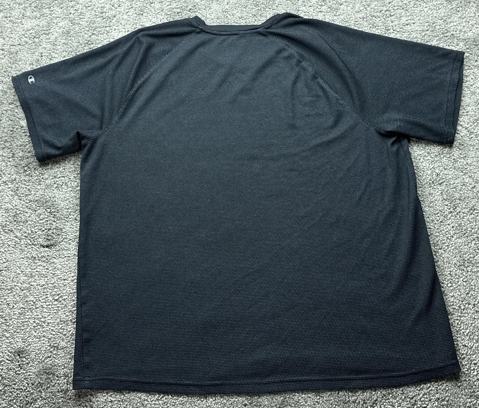 Champion Shirt Mens XL Black Geometric Tagless Polyester Jersey Breathable gallery