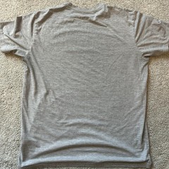 Adidas Gray Heather Men’s size L Athletic T-Shirt