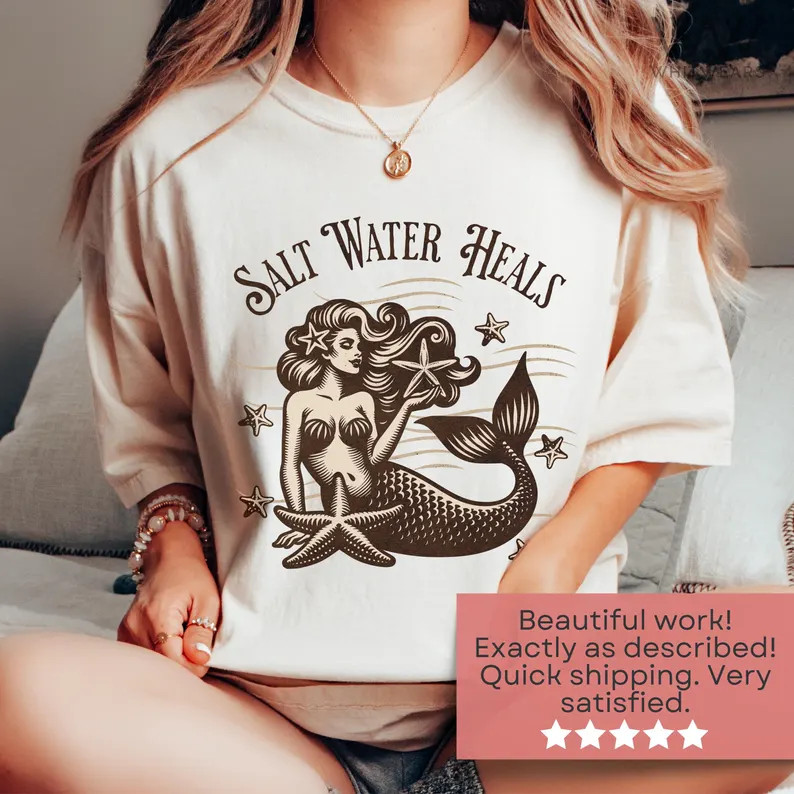 Mermaid Comfort Tee gallery