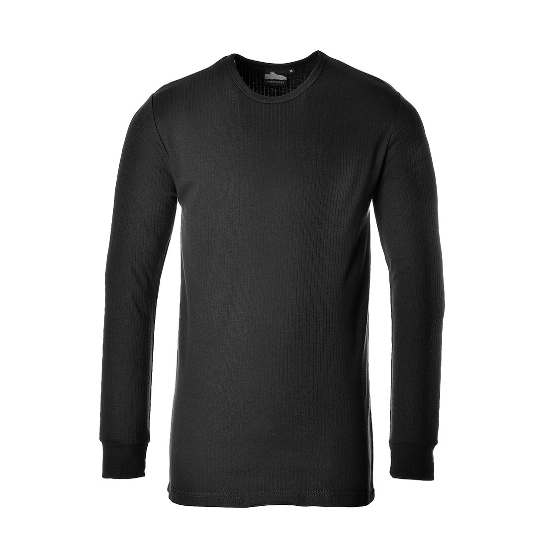 Portwest Long Sleeve Thermal T-Shirt Round Neck Breathable Comfort Shirt - B123 gallery