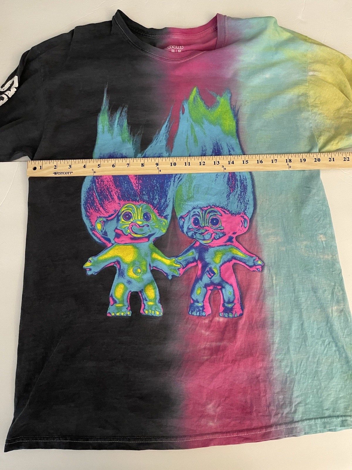Good Luck Trolls T-Shirt Long Sleeve Medium Mens Colorful Y2K gallery