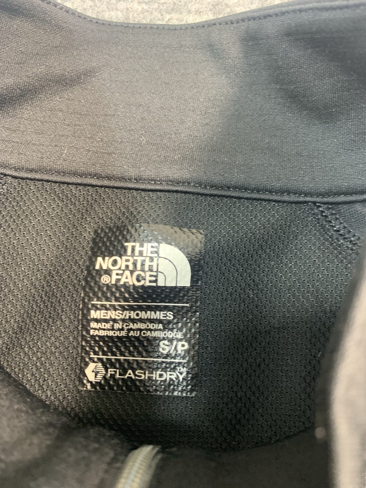 North Face Shirt Mens Small Black Long Sleeve 1/4 Zip Casual Lightweight gallery