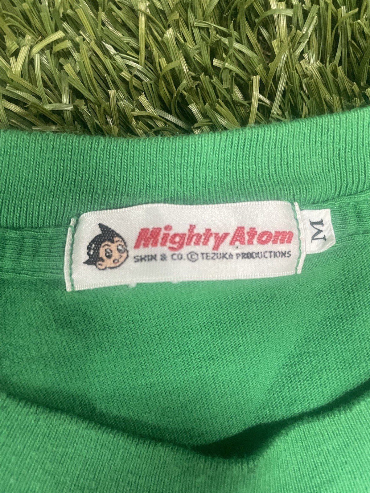 RARE Vintage Y2K 3D Astro Boy Tezuka Mighty Atom Cropped Tee Size M gallery