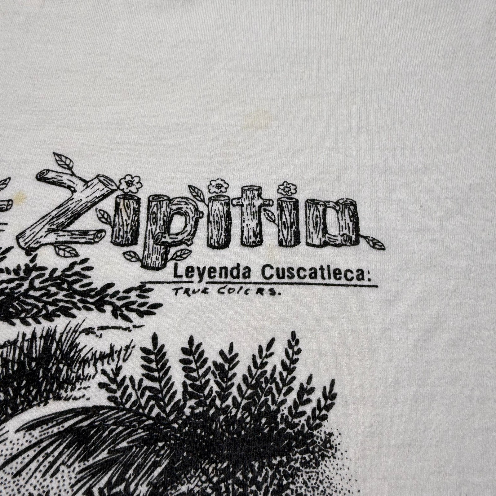 Vintage 90s El Salvador El Cipitio Myth Folklore Art Graphic T-Shirt - Size XL gallery