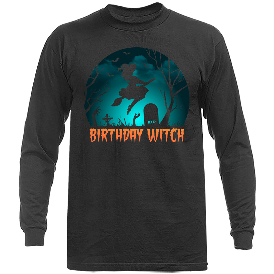 Halloween Costume Spooky Witches Pumpkin Ghost Long Sleeve T-Shirt