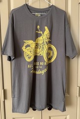 Royal Enfield Men’s Himalayan Motorcycle Graphic T Shirt Sz XL Grey Biker NWT