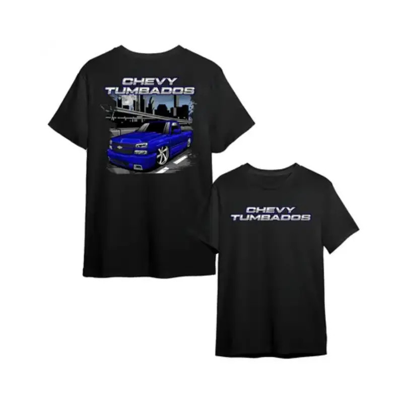 Chevy Tumbados Blue Truck Cityscape Shirt Lowered Silverado Urban Street Racing gallery