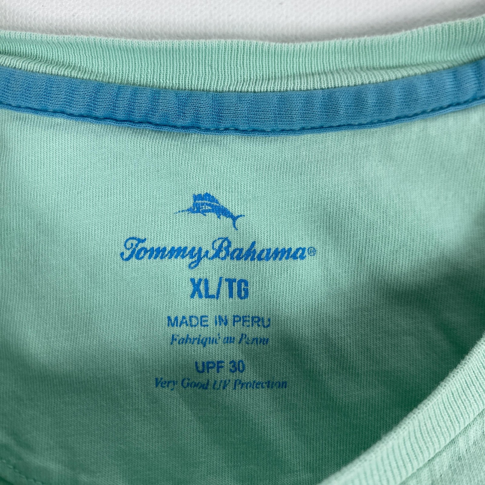 Tommy Bahama Shirt Mens XL Green UPF 30 Pocket Tee T-Shirt Casual Logo gallery
