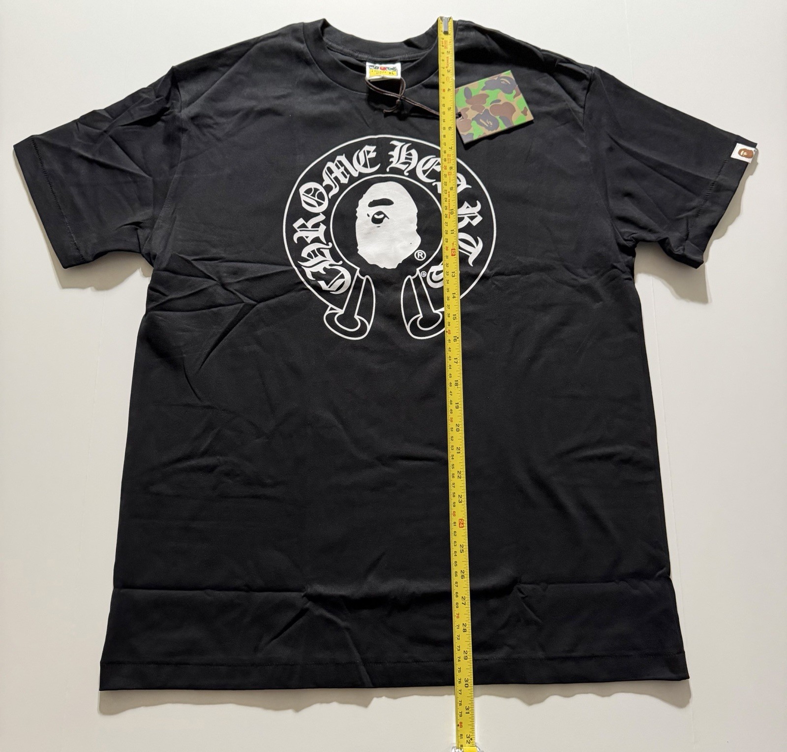 BAPE By A Bathing Ape T-Shirt Size XL Black Brand New With Bag Fast Shipping gallery