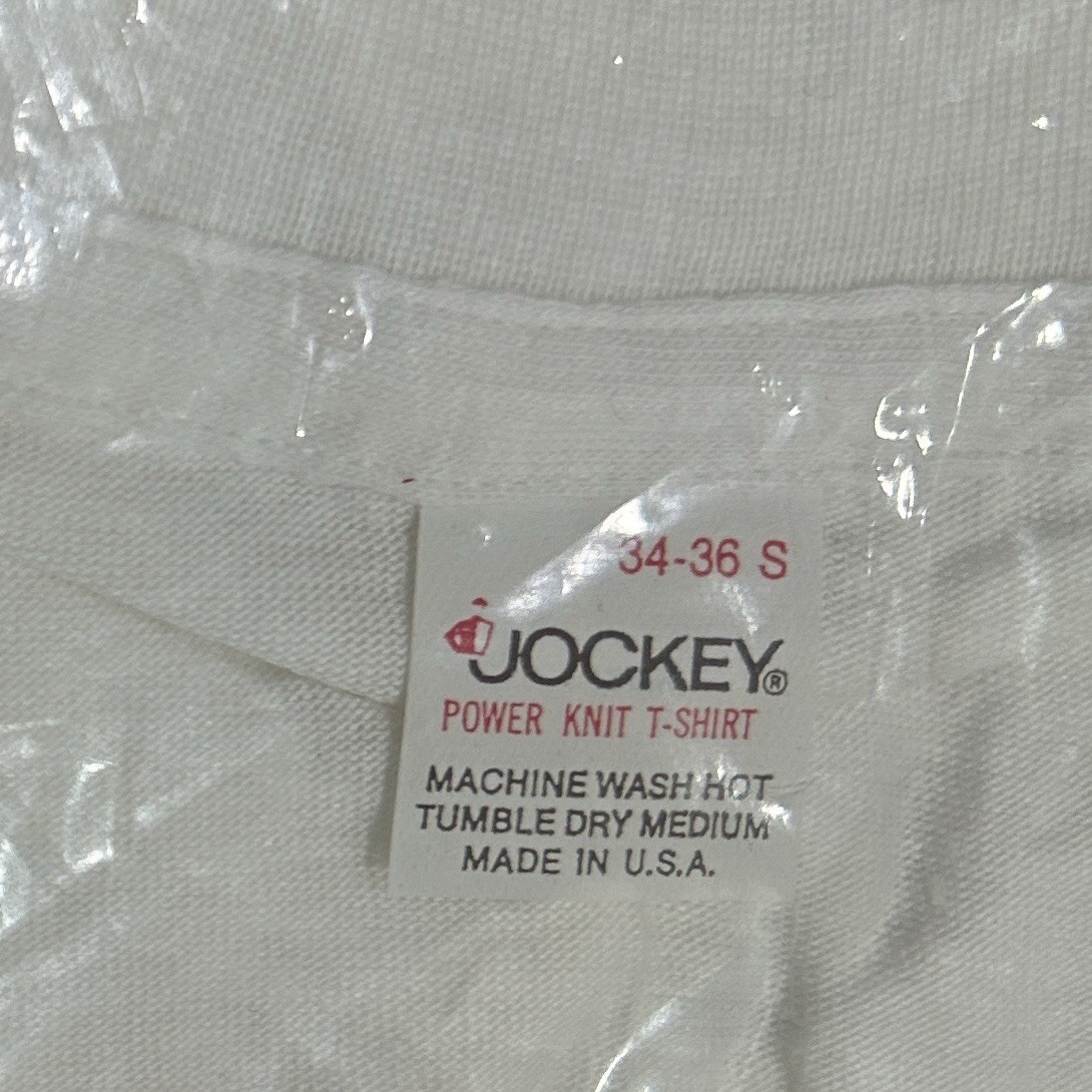 Vintage Jockey Classic - V-Neck T-Shirt 3-pack - 34-36 S MADE IN USA - BRAND NEW gallery