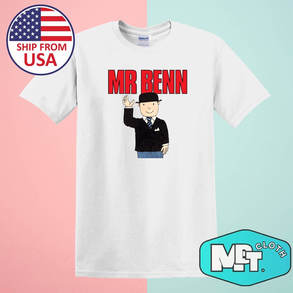 Mr Benn Men’s White Size S-5XL