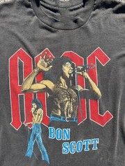 VTG Bon Scott – ACDC Band Short Sleeve Black All Size Gift Shirt BB39