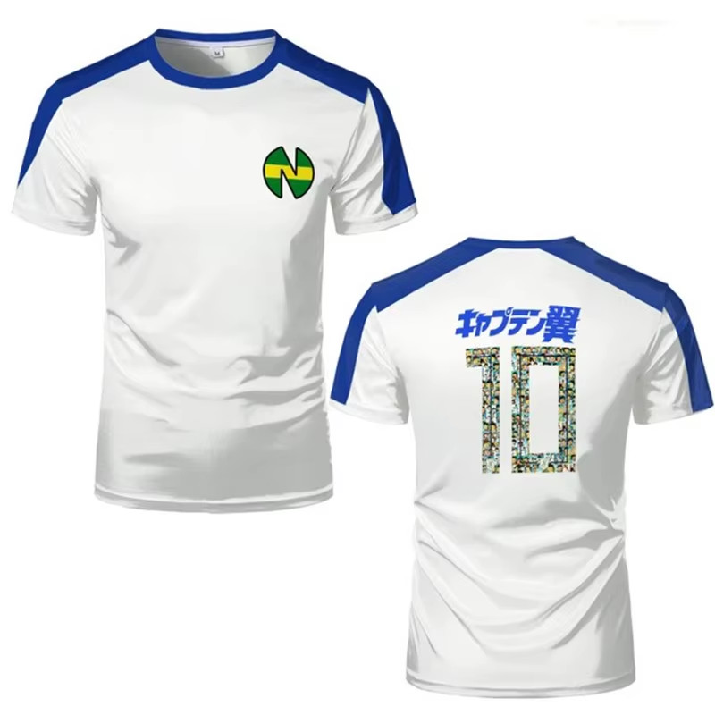 Captain Tsubasa Custom Sports Cosplay Top – Anime Football Jersey Tee gallery