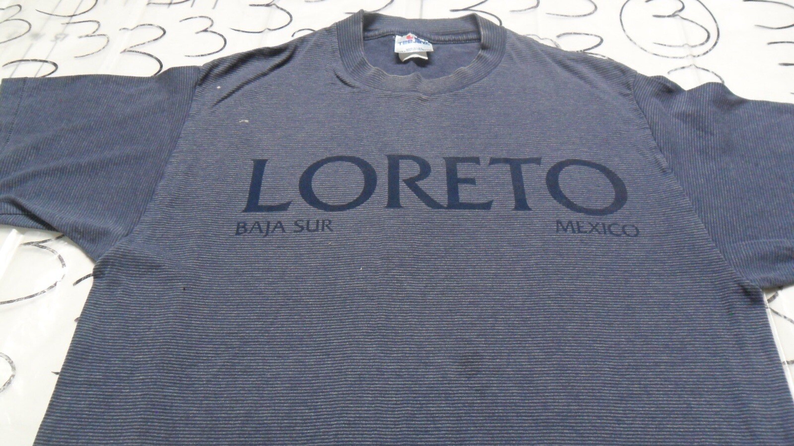 Large Vintage Loreto Mexico damaged Single Stitch TeeJays Brand Shirt gallery