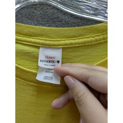 Bright Yellow Basic TShirt Mens Medium 100 Cotton Tee Everyday Essential Casual