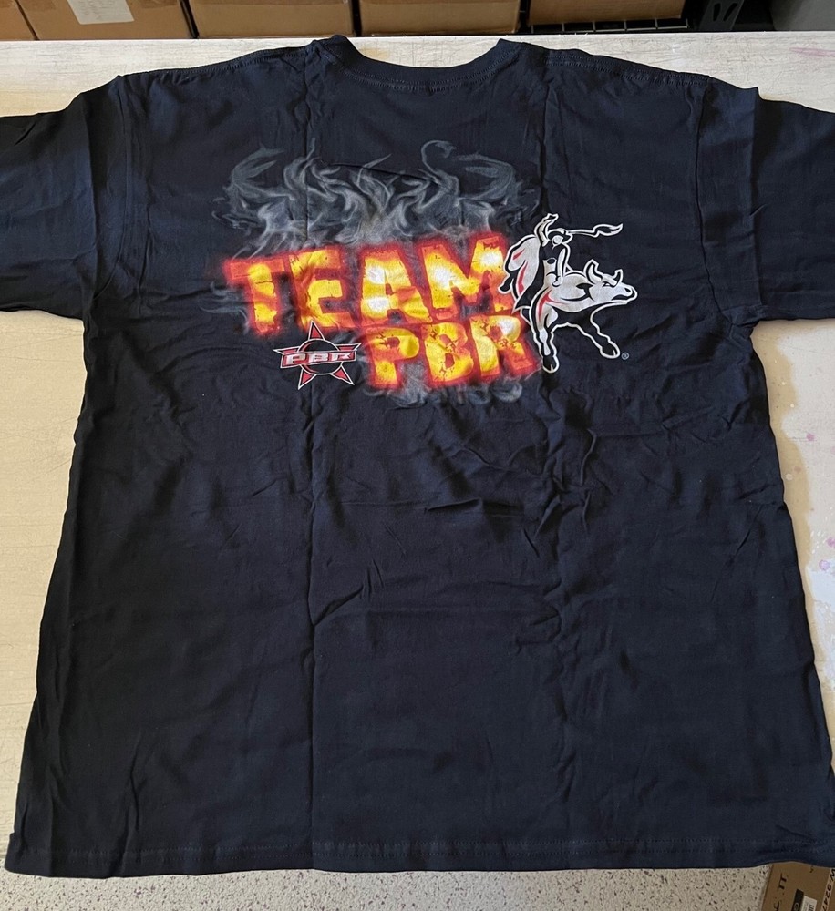 Team PBR Professional Bull Riding Rodeo T Shirt Sizes S, M, L, XL, XXL, XXXL NEW