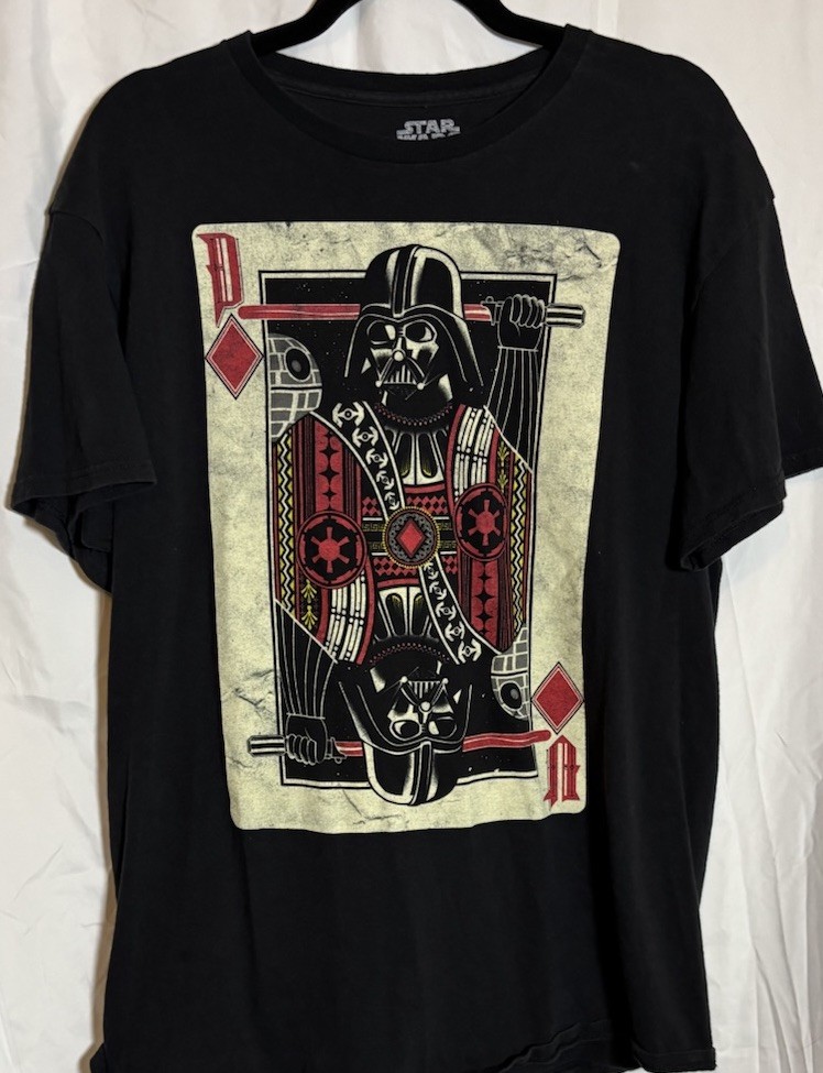 Star Wars DARTH VADER Fifth Sun Diamond T-Shirt Sz. L