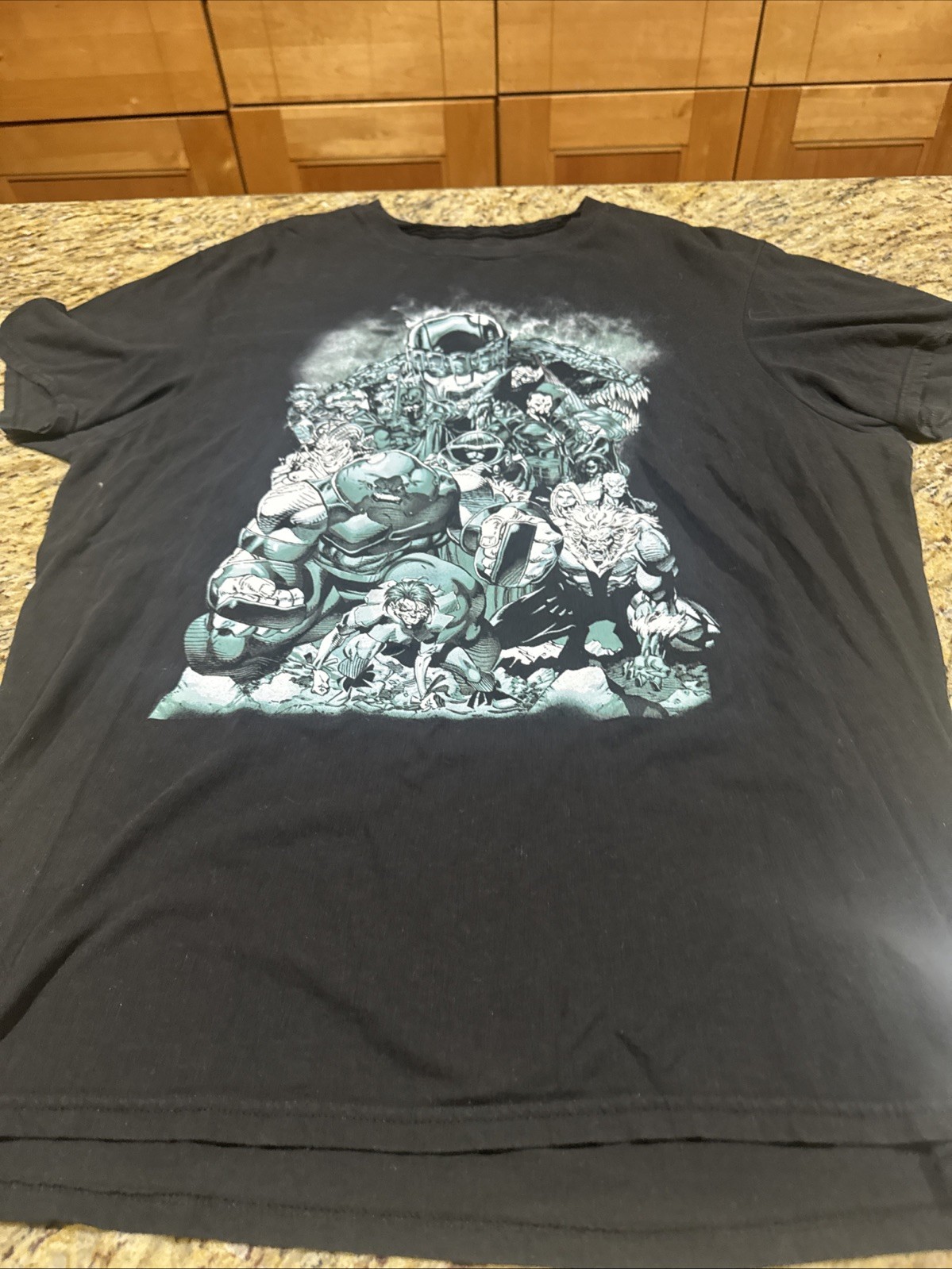 Marvel Villains Graphic T-Shirt Adult Large Black Good Condition. See Pictures.