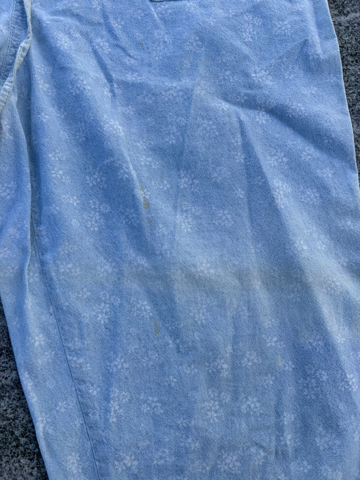 1990s Vintage Grunge Denim Trousers Light Blue Ankle-length Medium gallery
