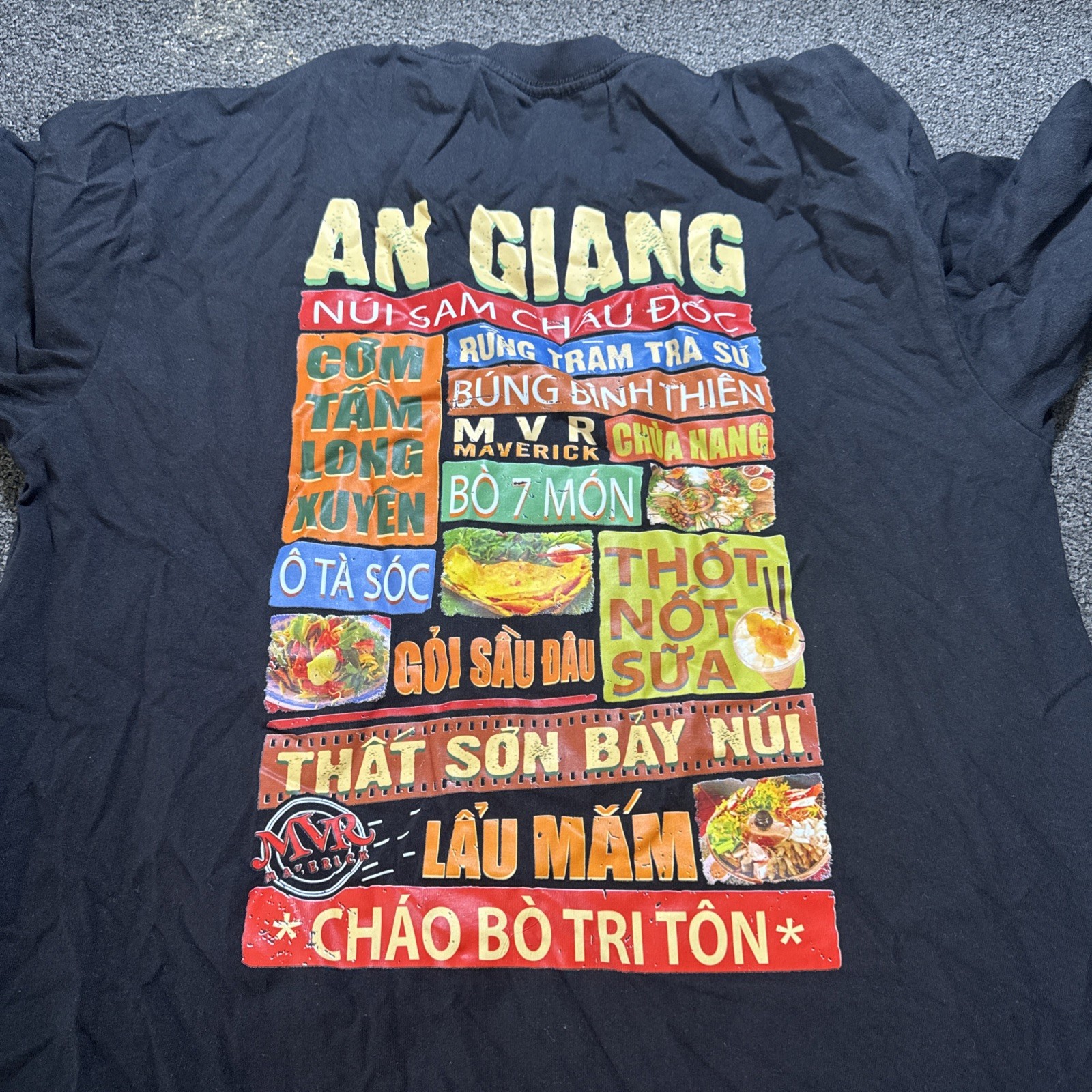 Mis Venture Men Size XL Black Vietnamese T-Shirt An Giang Maverick gallery