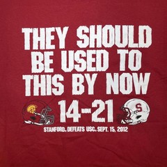 “They Should Be Used This By Now…Stanford Defeats USC” 2012 Mens Jansport Tshirt