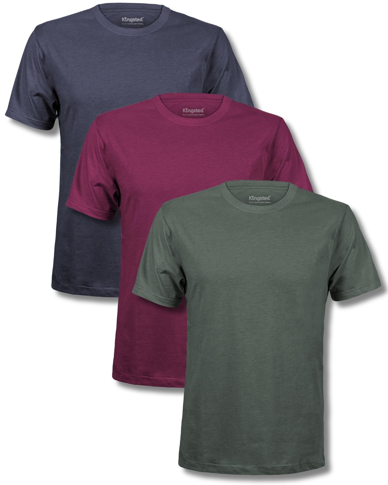 Men’s T-Shirts – Royally Comfortable – Super Soft Cotton Blend – Short Sleeve…