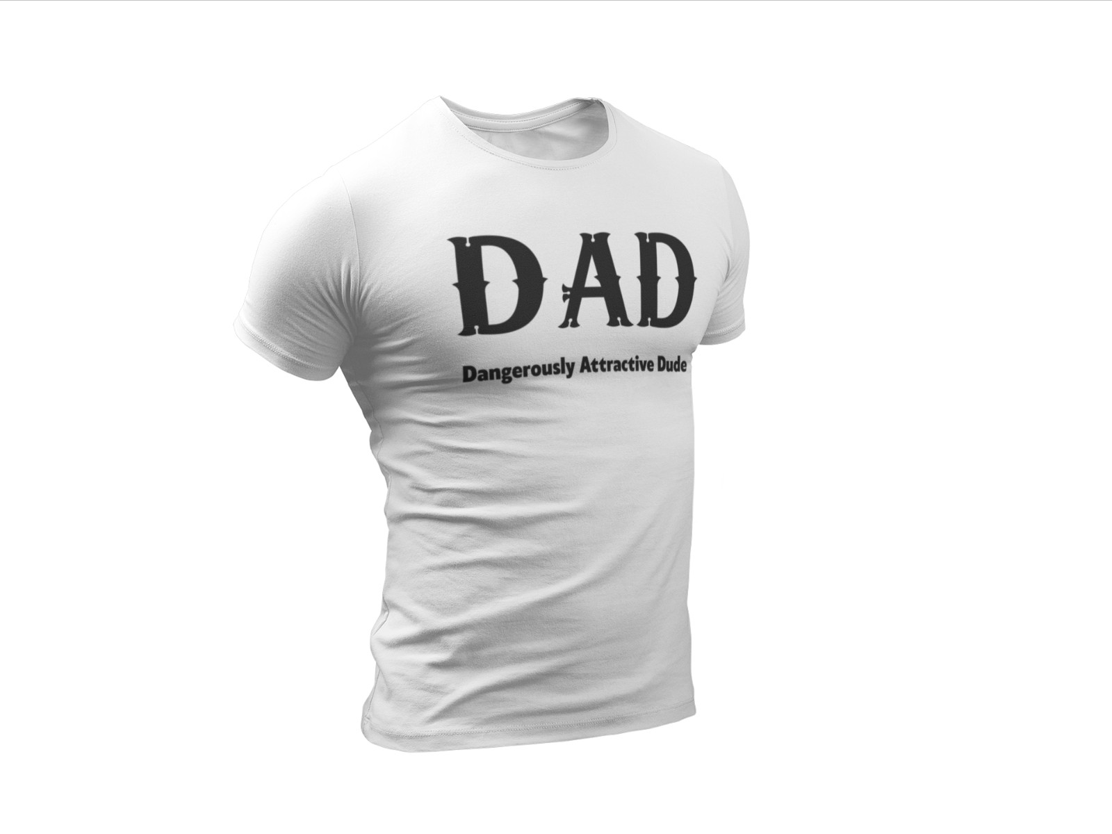 Dad Dangerously Attractive Dude Funny Fathers Day Gift For Father T shirt Dad gallery