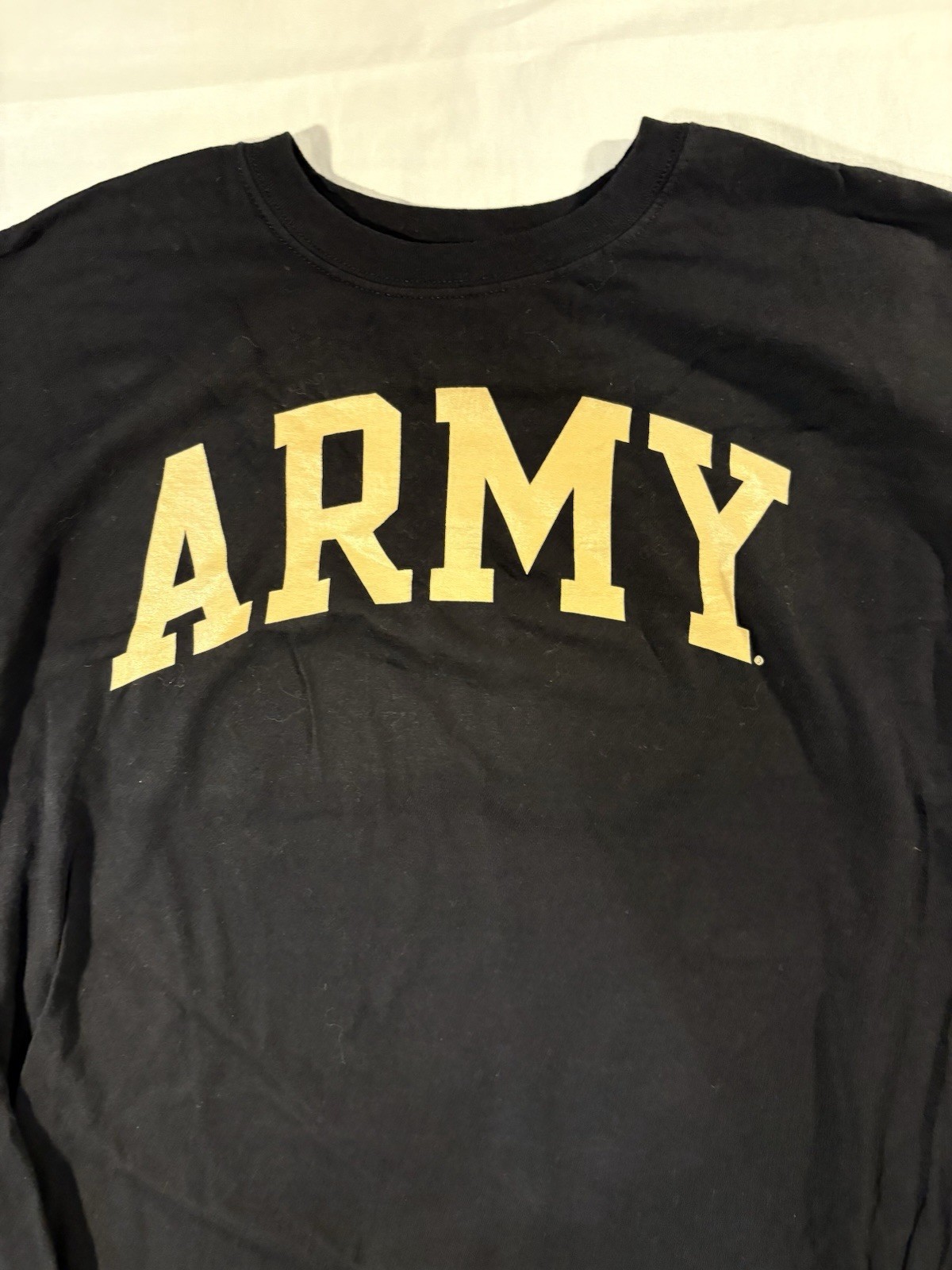 Fanatics Black Army Graphic Long Sleeve T Shirt Men's XL gallery