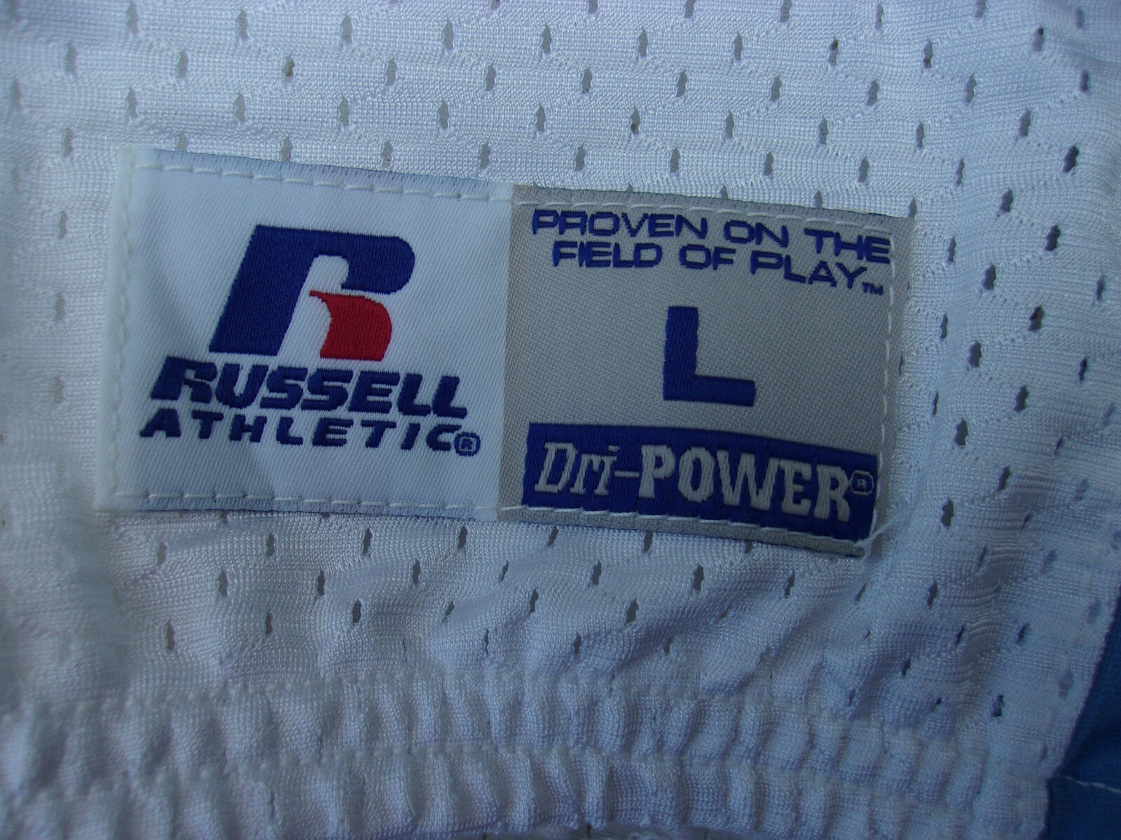 NWOT Russell game cut football jersey, nylon blend, mens L, Bearcats, Jones, #21 gallery