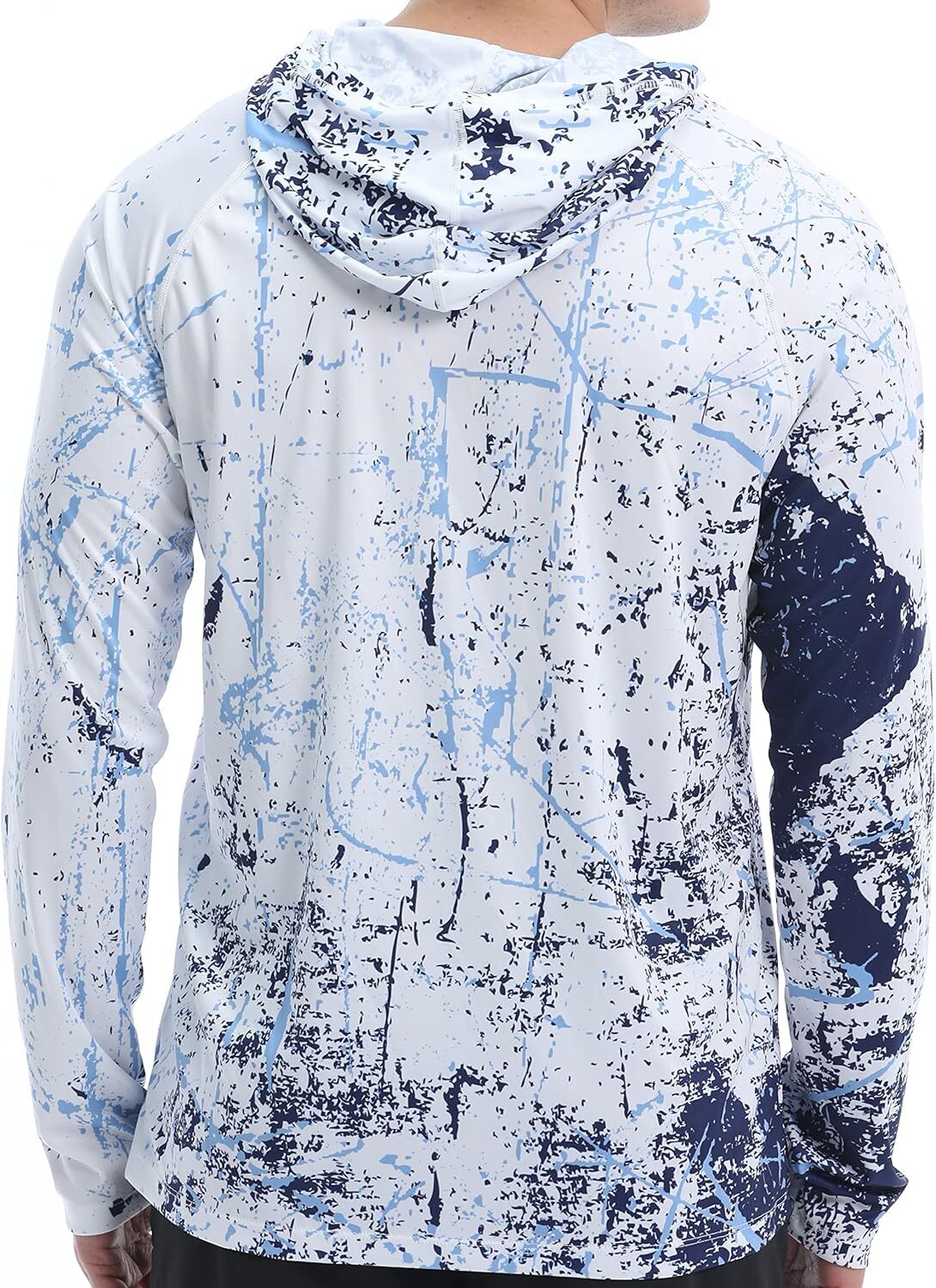 Men's UPF 50+ Sun Hoodie Long Sleeve Fishing Shirt Lightweight Quick Dry gallery