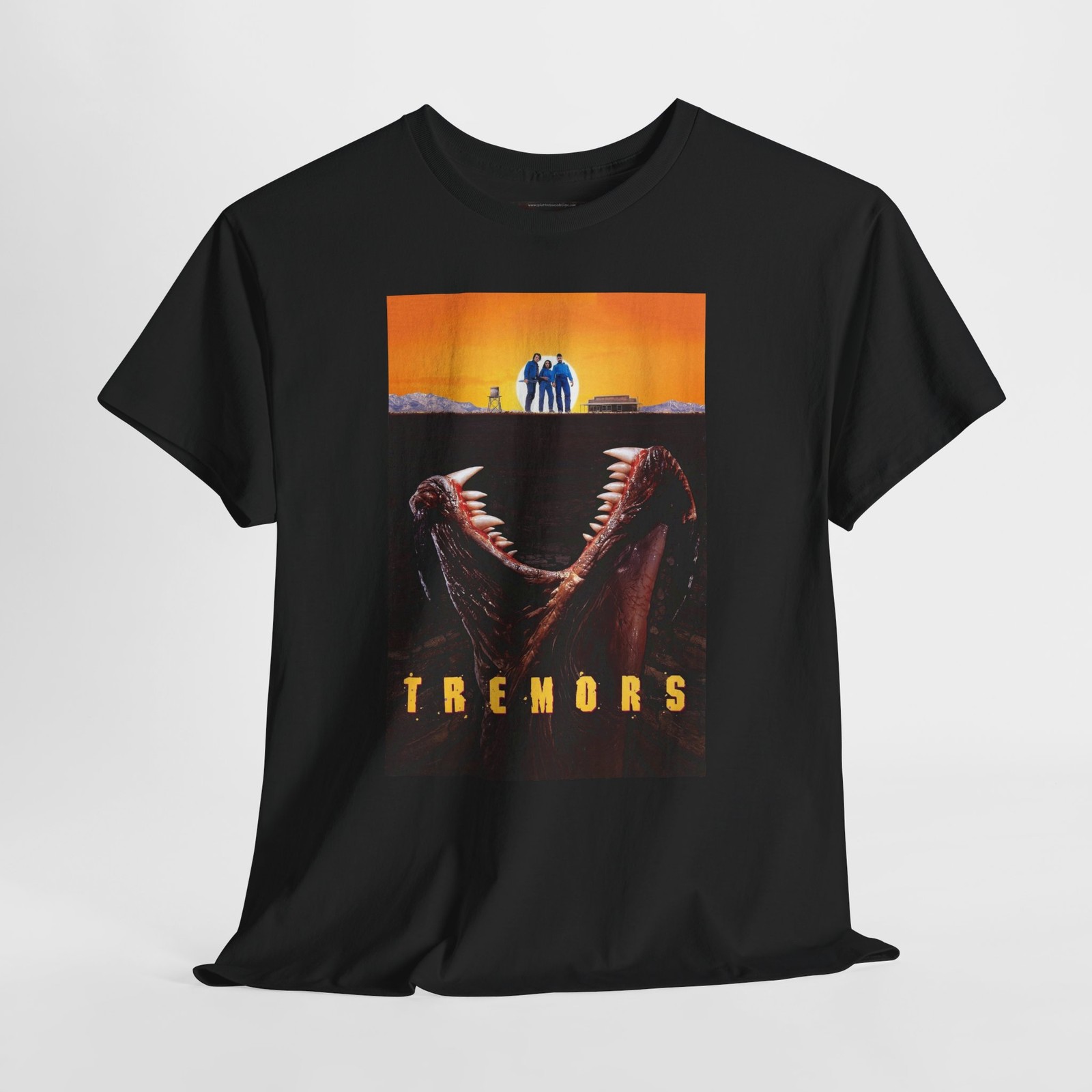 Tremors 1990 Retro Movie Poster Horror Unisex Graphic T-Shirt gallery