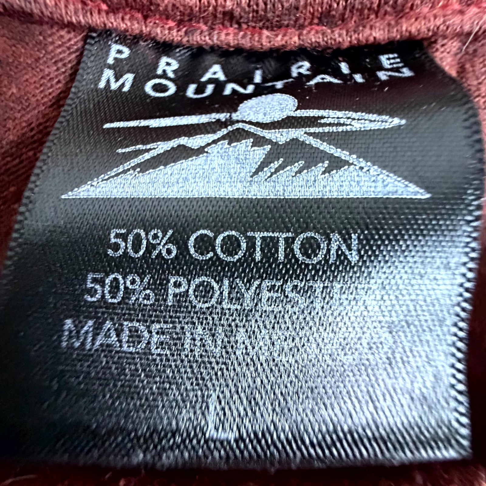 Lake Tahoe California Prairie Mountain T-Shirt Mens Large Maroon Cotton Graphic gallery