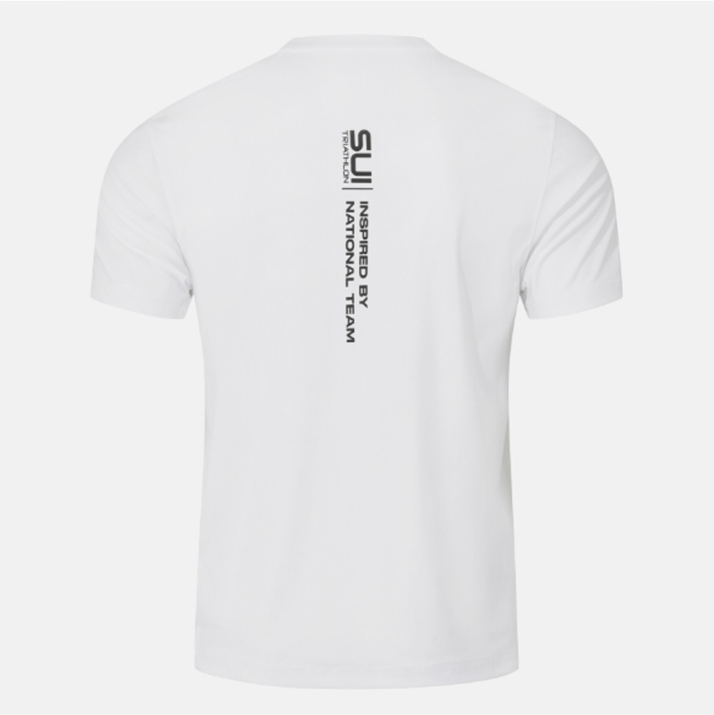 DESCENTE Swiss Triathlon Cooling Short-Sleeve T-shirt WHITE ASIAN FIT gallery