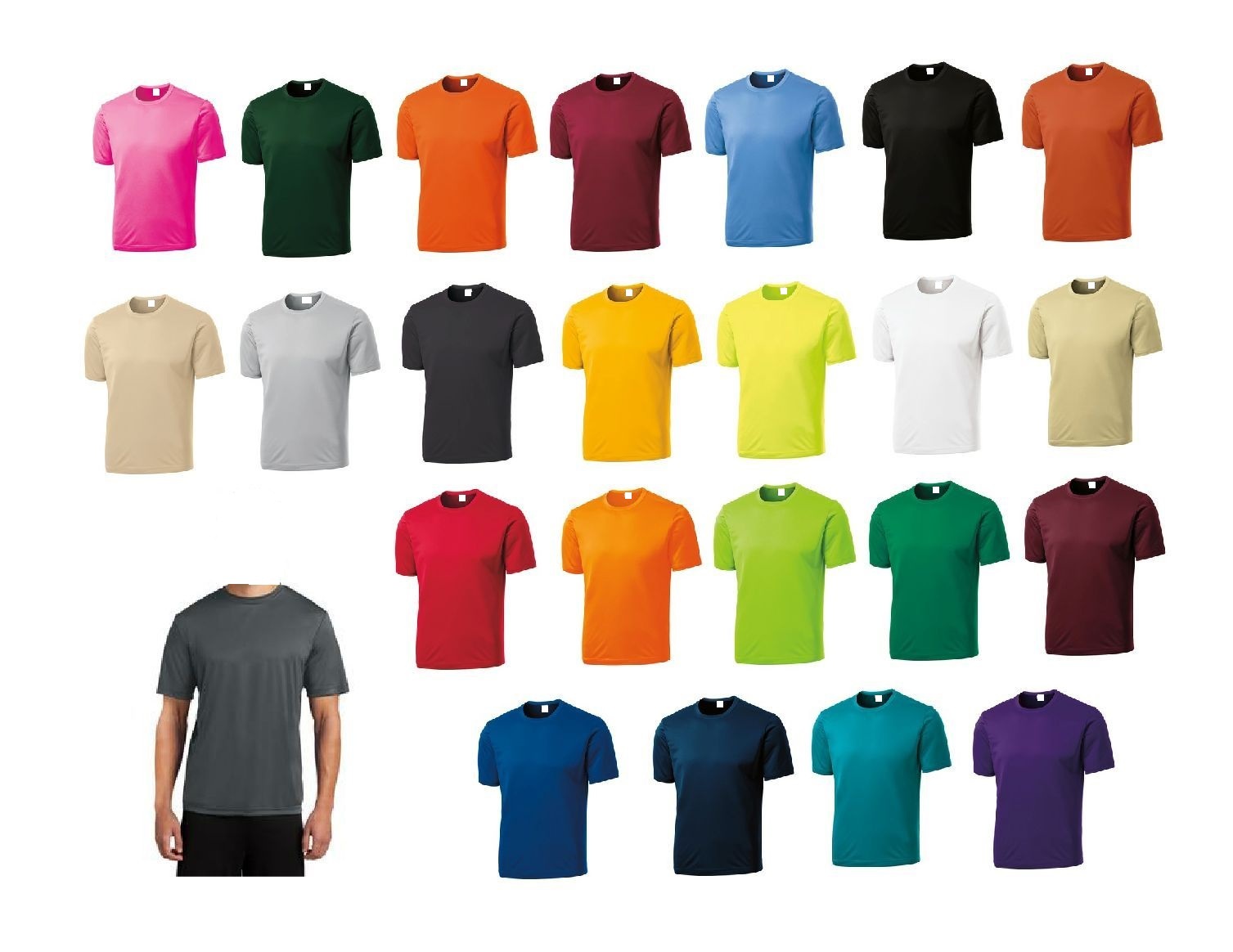 Augusta – Moisture Wicking, S-6XL Performance Short Sleeve Sport dri fit T-Shirt
