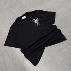 Forbidden Fruit Adam and Eve Embroidered Shirt XL Carne Bollente Black