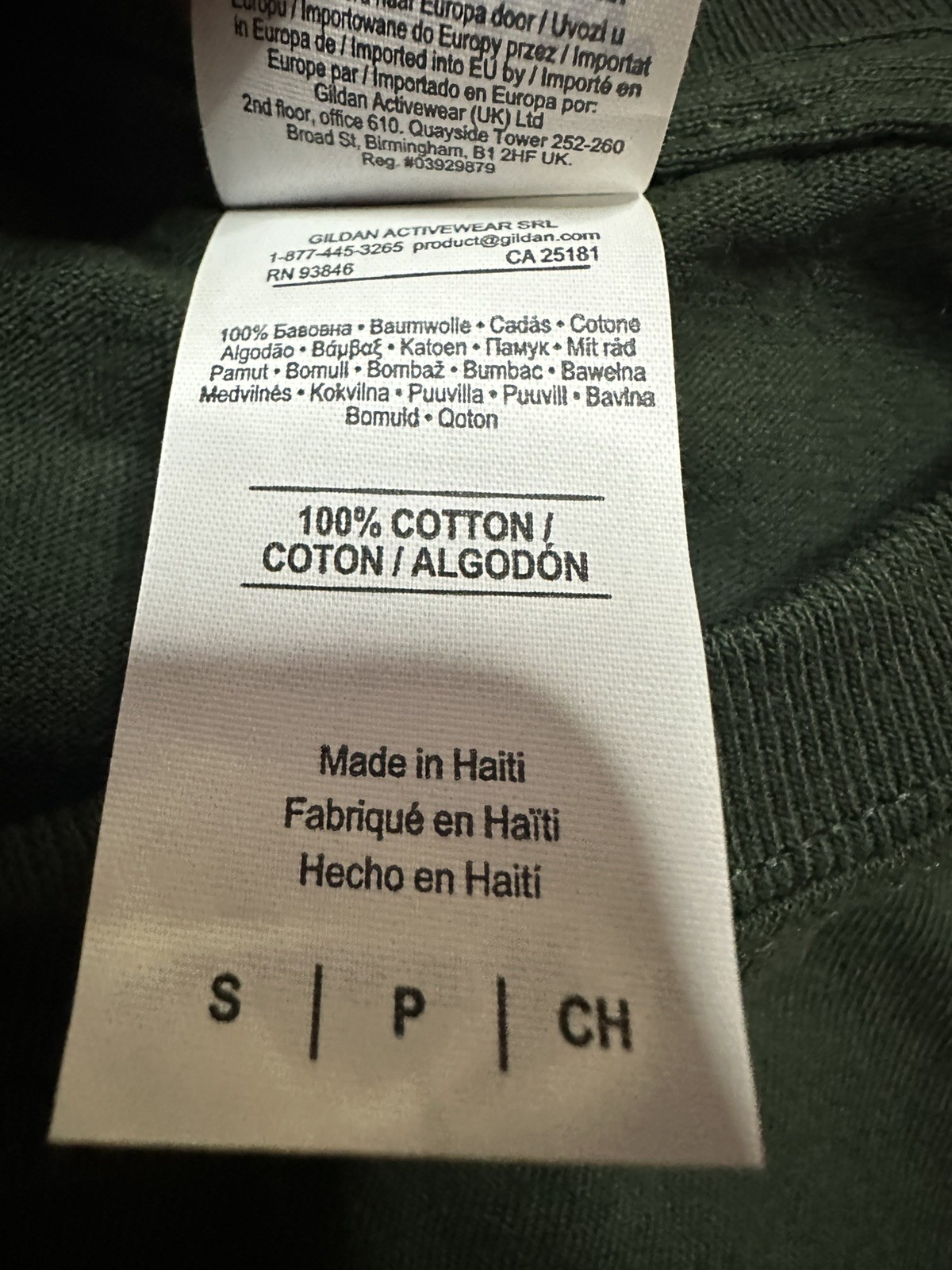 Gildan Men's Women’s Crew Neck T-Shirts, 5/Pack, 100% Cotton size Small gallery
