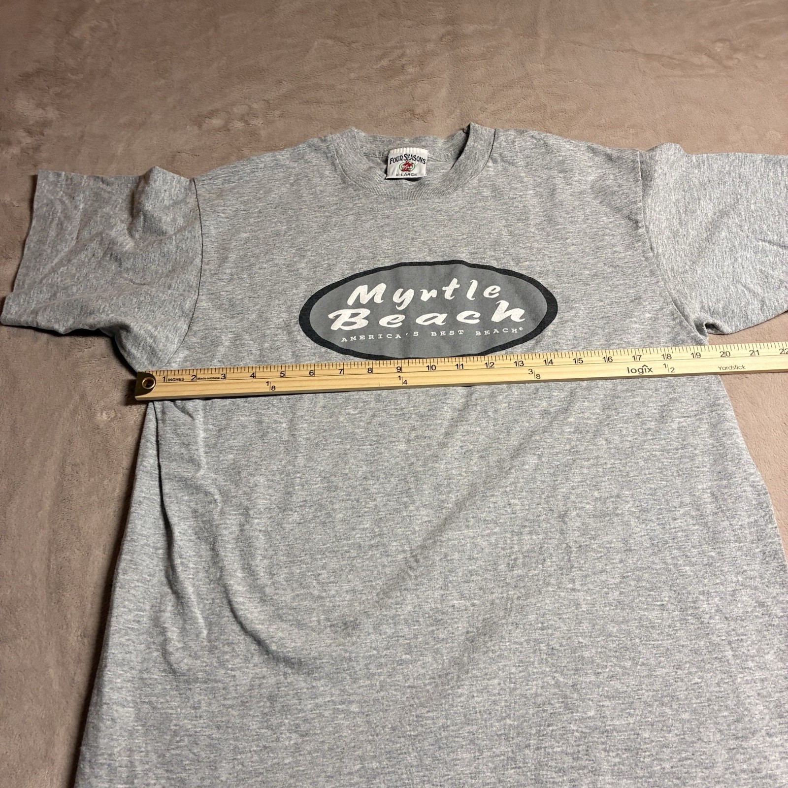 Four Seasons Vintage Single Stitch Myrtle Beach Graphic Tee Men’s XL USA Made gallery