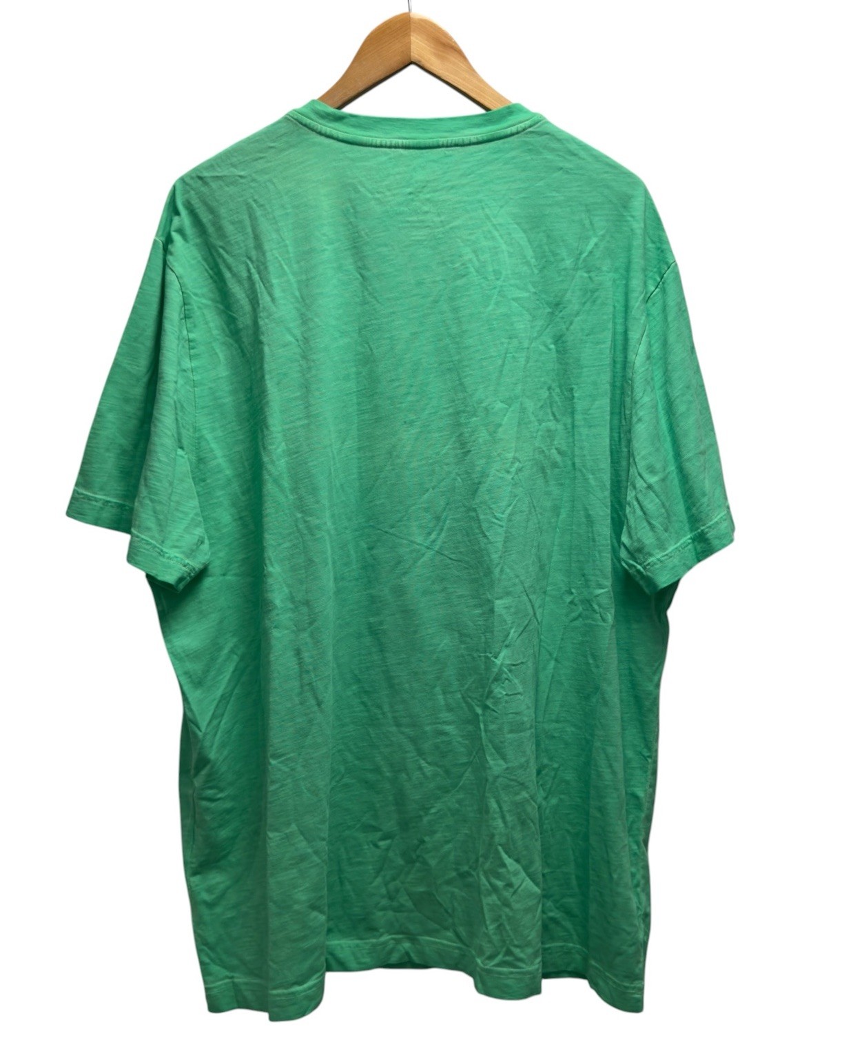 Psycho Bunny NEW Men's Sz 1XL Green Basic V-Neck Embroidered Logo Cotton T-Shirt gallery